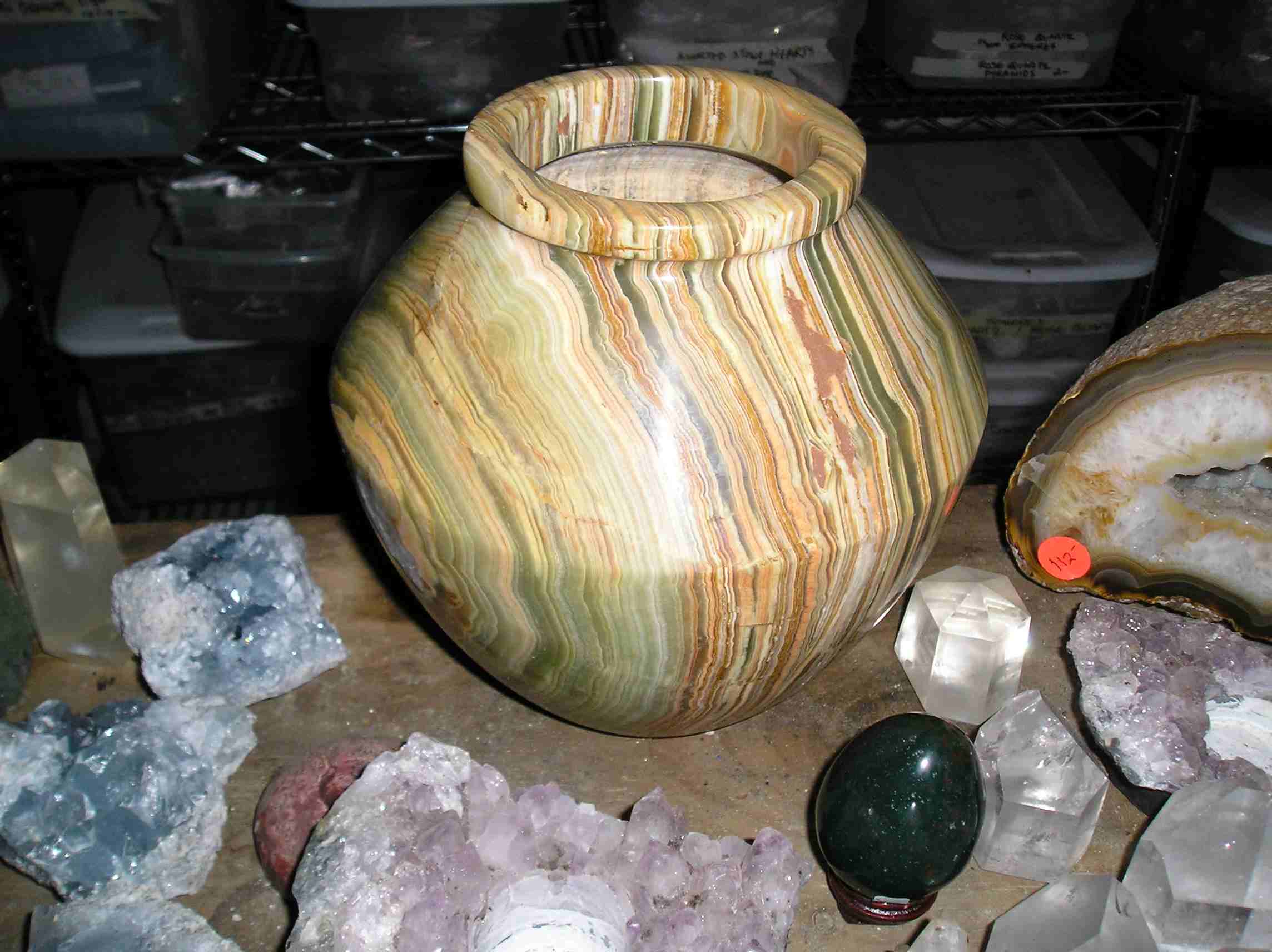 Onyx Stone Urn